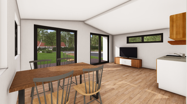 Robinia 62 m² - binnen