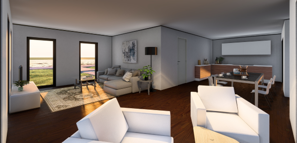 Robinia 62 m² - binnen